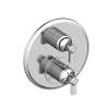 Newport Brass Astor(R): 1/2" Round Thermostatic Trim Plate with Handle
