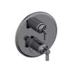 Newport Brass Astor(R): 1/2" Round Thermostatic Trim Plate with Handle