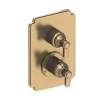 Newport Brass Astor(R): 1/2" Square Thermostatic Trim Plate with Handle