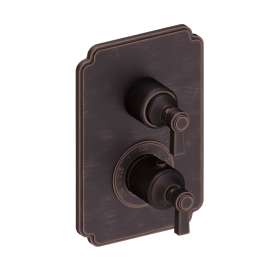 Newport Brass Astor(R): 1/2" Square Thermostatic Trim Plate with Handle