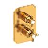 Newport Brass Astor(R): 1/2" Square Thermostatic Trim Plate with Handle