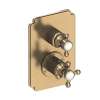 Newport Brass Astor(R): 1/2" Square Thermostatic Trim Plate with Handle