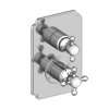 Newport Brass Astor(R): 1/2" Square Thermostatic Trim Plate with Handle