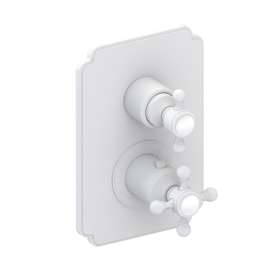 Newport Brass Astor(R): 1/2" Square Thermostatic Trim Plate with Handle