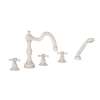Newport Brass Chesterfield(R): Roman Tub Faucet with Hand Shower