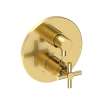 Newport Brass East Linear(R): 1/2" Round Thermostatic Trim Plate with Handle