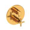 Newport Brass East Linear(R): 1/2" Round Thermostatic Trim Plate with Handle