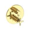 Newport Brass East Linear(R): 1/2" Round Thermostatic Trim Plate with Handle