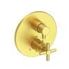 Newport Brass East Linear(R): 1/2" Round Thermostatic Trim Plate with Handle