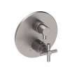 Newport Brass East Linear(R): 1/2" Round Thermostatic Trim Plate with Handle