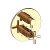 Newport Brass East Linear(R): 1/2" Round Thermostatic Trim Plate with Handle