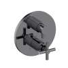 Newport Brass East Linear(R): 1/2" Round Thermostatic Trim Plate with Handle