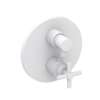 Newport Brass East Linear(R): 1/2" Round Thermostatic Trim Plate with Handle