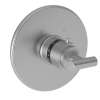 Newport Brass East Linear(R): 3/4" Round Thermostatic Trim Plate with Handle