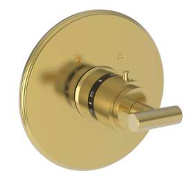 Newport Brass East Linear(R): 3/4" Round Thermostatic Trim Plate with Handle