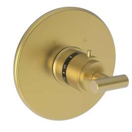 Newport Brass East Linear(R): 3/4" Round Thermostatic Trim Plate with Handle