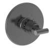 Newport Brass East Linear(R): 3/4" Round Thermostatic Trim Plate with Handle