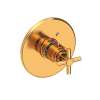 Newport Brass East Linear(R): 3/4" Round Thermostatic Trim Plate with Handle