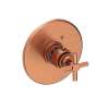 Newport Brass East Linear(R): 3/4" Round Thermostatic Trim Plate with Handle