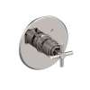 Newport Brass East Linear(R): 3/4" Round Thermostatic Trim Plate with Handle