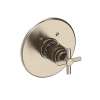 Newport Brass East Linear(R): 3/4" Round Thermostatic Trim Plate with Handle