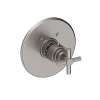 Newport Brass East Linear(R): 3/4" Round Thermostatic Trim Plate with Handle