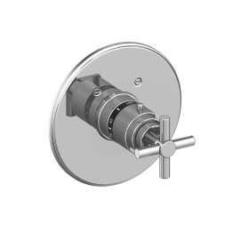 Newport Brass East Linear(R): 3/4" Round Thermostatic Trim Plate with Handle
