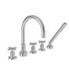 Newport Brass East Linear(R): Roman Tub Faucet with Hand Shower