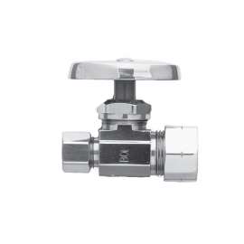 Newport Brass Brasstech: Straight Valve, 1/2" Compression