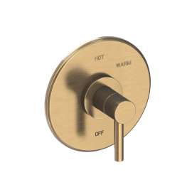 Newport Brass East Linear(R): Balanced Pressure Shower Trim Plate with Handle. Less showerhead, arm and flange.
