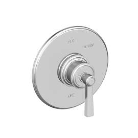 Newport Brass Miro: Balanced Pressure Shower Trim Plate with Handle. Less showerhead, arm and flange.