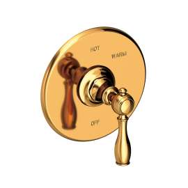 Newport Brass Victoria: Balanced Pressure Shower Trim Plate with Handle. Less showerhead, arm and flange.
