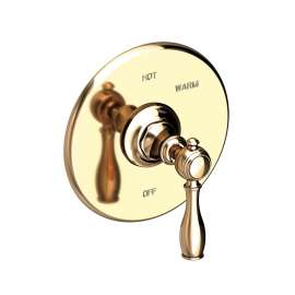Newport Brass Victoria: Balanced Pressure Shower Trim Plate with Handle. Less showerhead, arm and flange.
