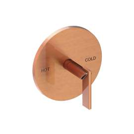 Newport Brass Pavani: Balanced Pressure Shower Trim Plate with Handle. Less showerhead, arm and flange.