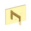 Newport Brass Secant(R): Balanced Pressure Shower Trim Plate with Handle. Less showerhead, arm and flange.