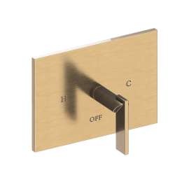 Newport Brass Secant(R): Balanced Pressure Shower Trim Plate with Handle. Less showerhead, arm and flange.