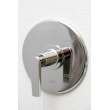 Newport Brass Dorrance(R): Balanced Pressure Shower Trim Plate with Handle. Less showerhead, arm and flange.