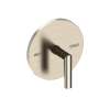 Newport Brass Pavani: Balanced Pressure Shower Trim Plate with Handle. Less showerhead, arm and flange.