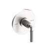 Newport Brass Kimbell: Balanced Pressure Shower Trim Plate with Handle. Less showerhead, arm and flange.