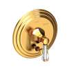 Newport Brass Metropole(R): Balanced Pressure Tub & Shower Diverter Plate with Handle. Less Showerhead, arm and flange.