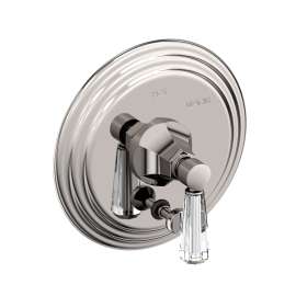 Newport Brass Metropole(R): Balanced Pressure Tub & Shower Diverter Plate with Handle. Less Showerhead, arm and flange.