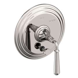 Newport Brass Seaport(R): Balanced Pressure Tub & Shower Diverter Plate with Handle. Less Showerhead, arm and flange.
