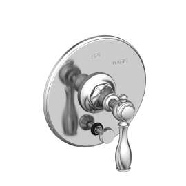 Newport Brass Victoria: Balanced Pressure Tub & Shower Diverter Plate with Handle. Less Showerhead, arm and flange.