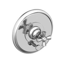 Newport Brass Aylesbury: Balanced Pressure Tub & Shower Diverter Plate with Handle. Less Showerhead, arm and flange.