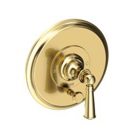 Newport Brass Aylesbury: Balanced Pressure Tub & Shower Diverter Plate with Handle. Less Showerhead, arm and flange.
