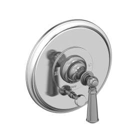 Newport Brass Aylesbury: Balanced Pressure Tub & Shower Diverter Plate with Handle. Less Showerhead, arm and flange.