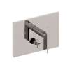 Newport Brass Secant(R): Balanced Pressure Tub & Shower Diverter Plate with Handle. Less Showerhead, arm and flange.