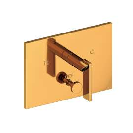 Newport Brass Secant(R): Balanced Pressure Tub & Shower Diverter Plate with Handle. Less Showerhead, arm and flange.
