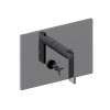 Newport Brass Secant(R): Balanced Pressure Tub & Shower Diverter Plate with Handle. Less Showerhead, arm and flange.