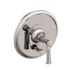 Newport Brass Vander: Balanced Pressure Tub & Shower Diverter Plate with Handle. Less Showerhead, arm and flange.